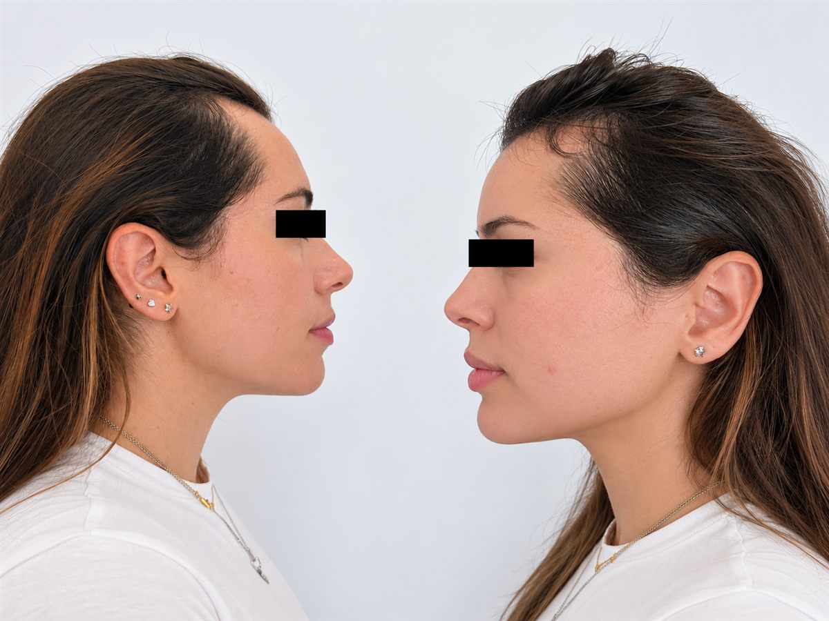 Caso real autorizado de micropigmentación capilar femenina en Nohuska Beauty Lab